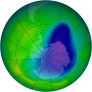 Antarctic Ozone 2007-10-25